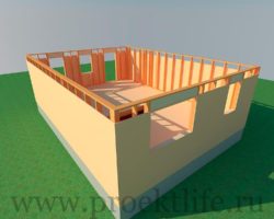 Как построить каркасный дом