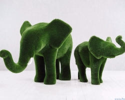 Садовая композиция Слон и слонёнок